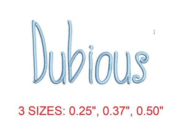 Dubious Embroidery Font: A Designer’s Real-World Review
