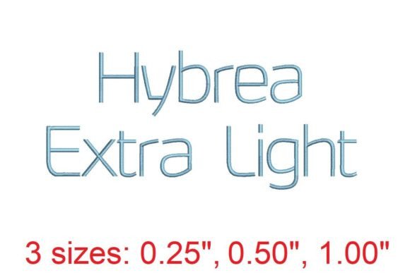 Hybrea XI: A Thoughtful Embroidery Font for Meaningful Gifts