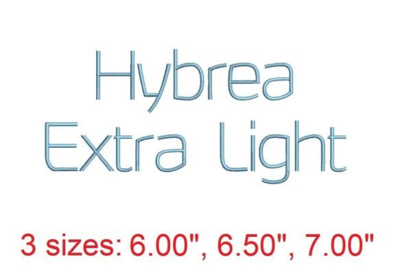 Hybrea XI Embroidery Font: Elegant & Timeless