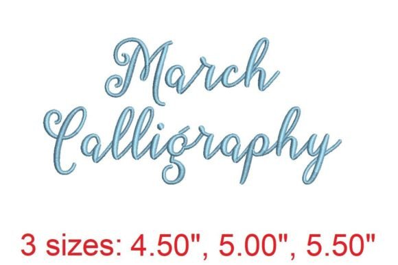 March Calligraphy: Elegant & Sellable